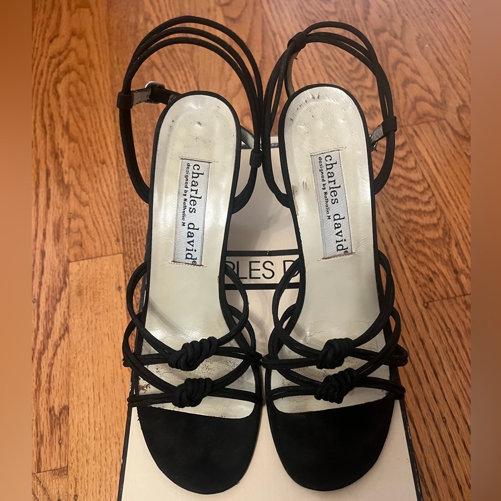 Charles David Elegant Black Heels